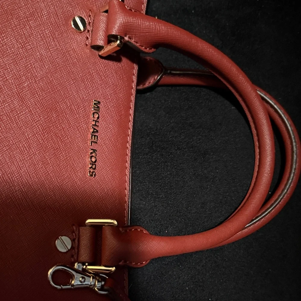 Michael Kors Burgundy Satchel - Picture 4 of 4